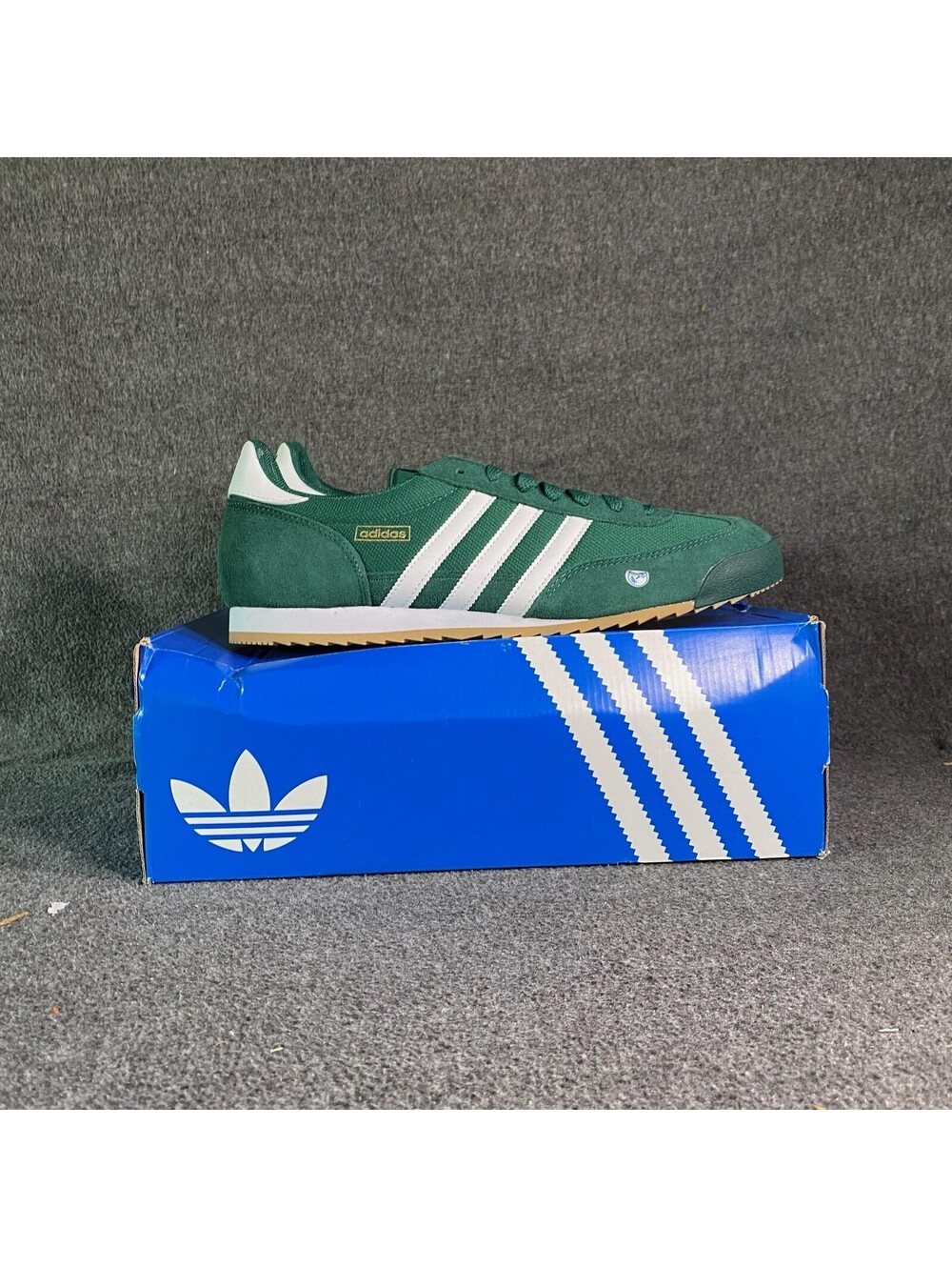 Adidas R71 Collegiate Green Cloud White Mens Size 13 Gum Sole Sneakers IH1326 - Picture 5 of 8